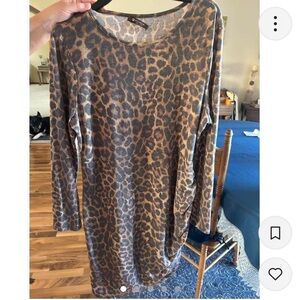 “Bom bom” leopard dress